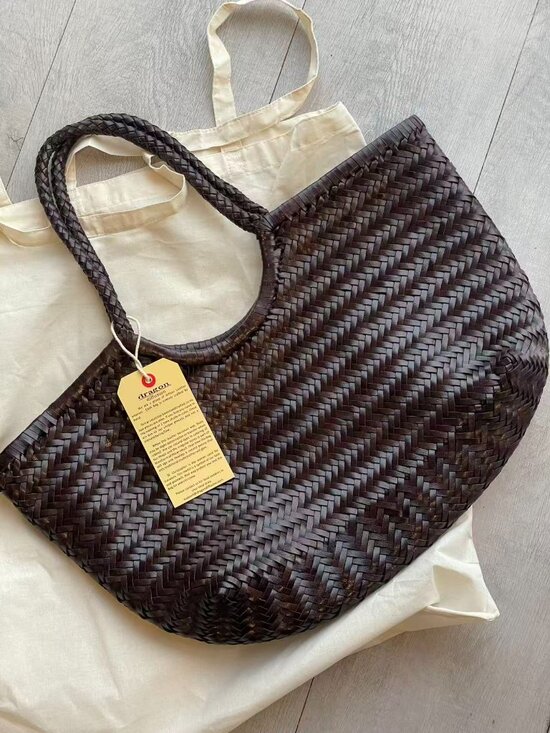 Dragon Diffusion Handbags - Dragon Diffusion 8822 dark brown bag